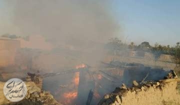 طالبان ساختمان یک مکتب را در پنجشیر آتش زدند